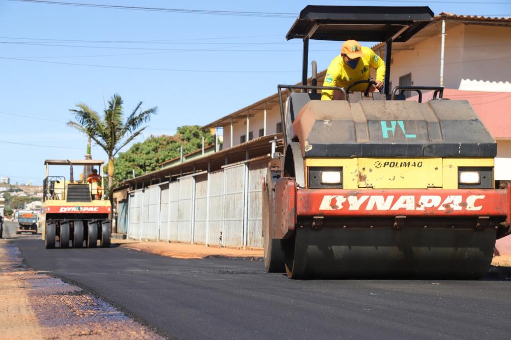 Prefeitura De Novo Gama J Aplicou Mais De Toneladas De Asfalto Na